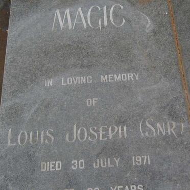 MAGIC Louis Joseph Snr. -1971