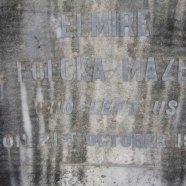 MAZERY Henry -1941 &amp; Elmire De Folcka -1931