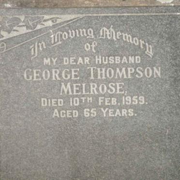 MELROSE George Thompson -1959