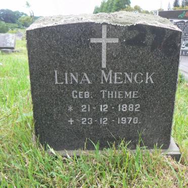 MENCK Lina nee THIEME 1882-1970