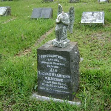MERWE Jan Thomas Maartens, v.d. 1944-1946