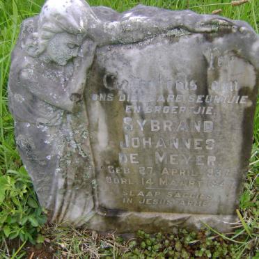 MEYER Sybrand Johannes, de 1937-1947