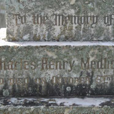 MEDLICOTT Charles Henry -1924