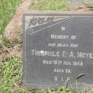 MEYER Theophile E.A. -1948