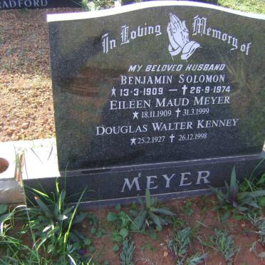 MEYER Benjamin Solomon 1909-1974 &amp; Eileen Maud 1909-1999 :: MEYER Douglas Walter Kenney 1927-1998