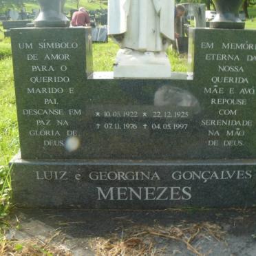 MENEZES Luiz 1922-1976 &amp; Georgina Goncalves 1925-1997
