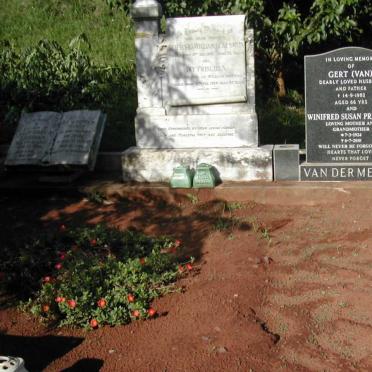 MERWE Gert -1982, van der &amp; Winifred Susan Priscilla 1924-2010