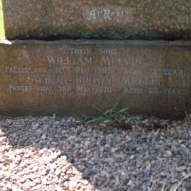 MELVIN William -1946 &amp; Jane -1936 :: MELVIN William -1969 :: MELVIN Albert Brown -1970