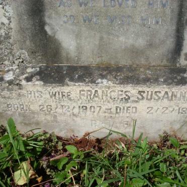 MERWE Albertus Phillipus, van der 1899-1938 &amp; Frances Susanna 1907-1976 