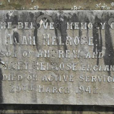 MELROSE Alan -1942
