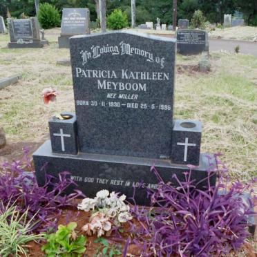 MEYBOOM Patricia Kathleen nee MILLER 1930-1996