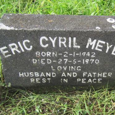 MEYER Eric Cyril 1942-1970