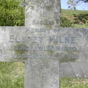 MILNE Elspet 1874-1934