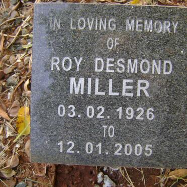 MILLER Roy Desmond 1926-2005