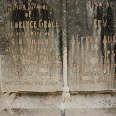 MILLER Florence Grace -1937 :: PHILLIPS Alfred Austin -1948