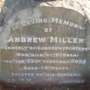MILLER Andrew -1934
