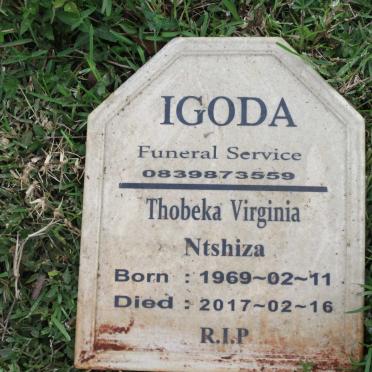 NTSHIZA Thobeka Virginia 1969-2017