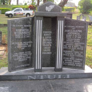 NTULI Sivester Mthembeni 1934-2003 &amp; Jabulelephi Antonia 1935-2009