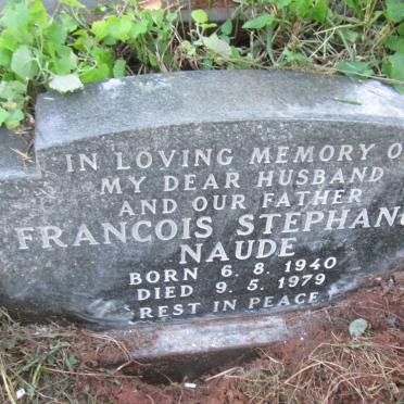 NAUDE Francois Stephanus 1940-1979