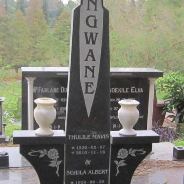 NGWANE Sgidla Albert 1929-2003 &amp; Thulile Mavis 1930-2010