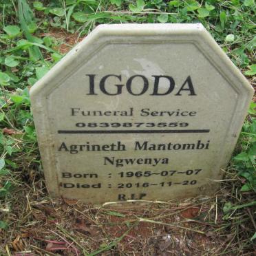 NGWENYA Agrineth Mantombi 1965-2016