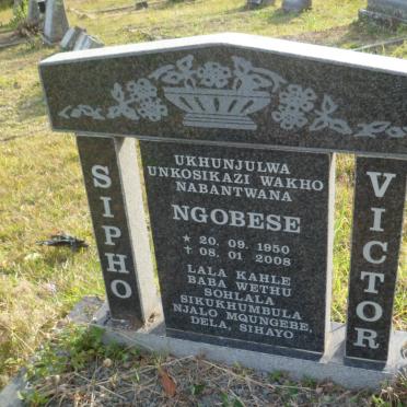 NGOBESE Sipho Victor 1950-2008