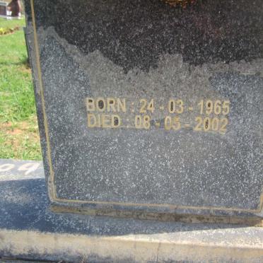 NKABINDE Zamo Cletus 1965-2002