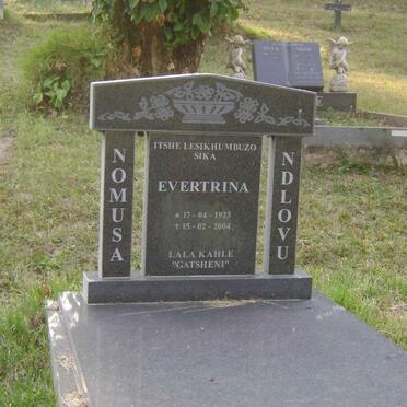 NDLOVU Nomusa 1923-2004