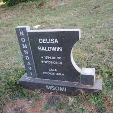 NOMNDAYI Delisa Baldwin 1974-2009