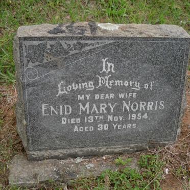NORRIS Enid Mary -1954