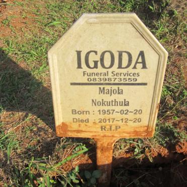 NOKUTHULA Majola 1957-2017