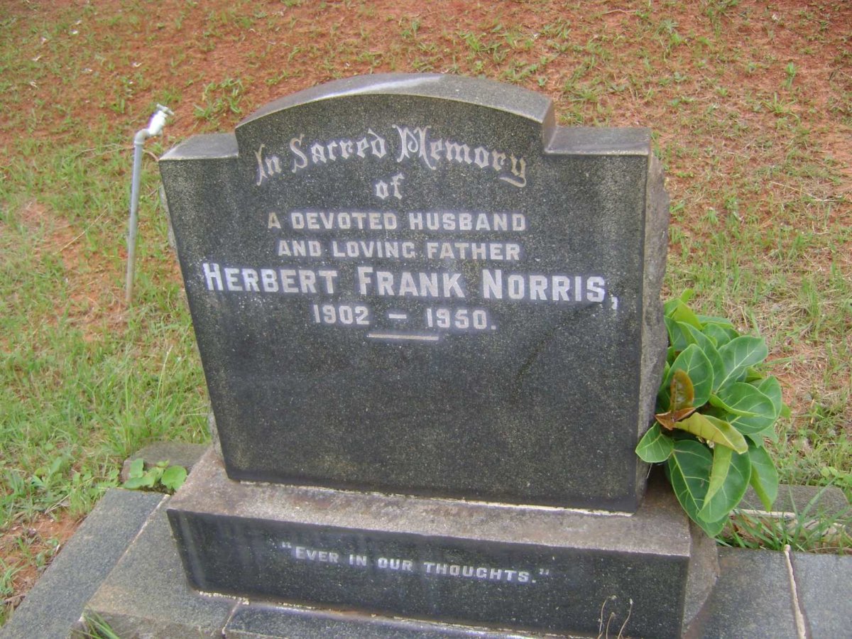 NORRIS Herbert Frank 1902-1950