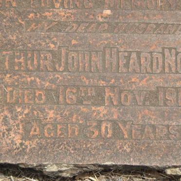 NORRISH Arthur John Heard -1918