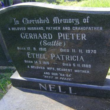 NELL Gerhard Pieter 1910-1970 &amp; Ethel Patricia 1915-1989