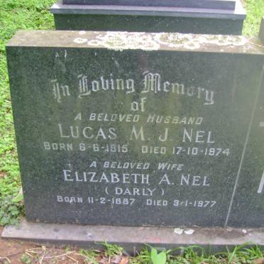 NEL Lucas M.J. 1915-1974 &amp; Elizabeth A. 1887-1977