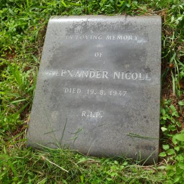 NICOLL Alexander -1947