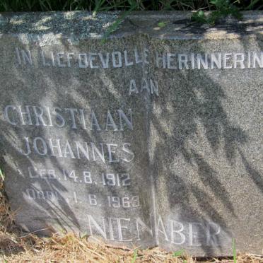 NIENABER Christiaan Johannes 1912-1963