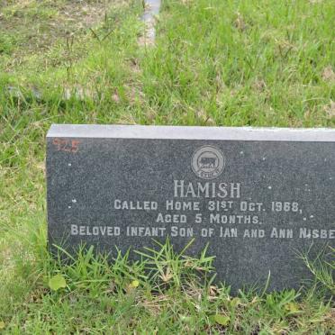NISBET Hamish -1968