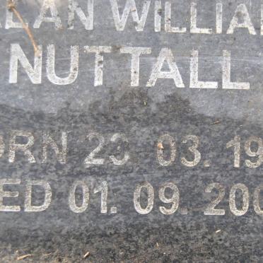 NUTTALL Alan William 1937-2002