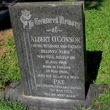 O'CONNOR Albert 1906-1966 &amp; Pat -1973