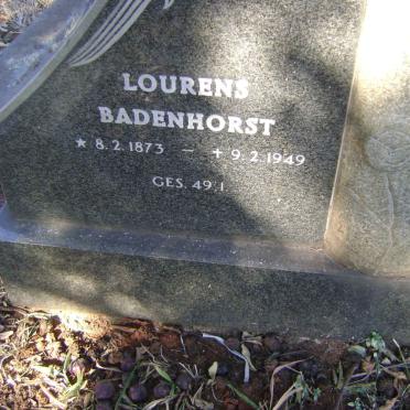 ODENDAAL Lourens Badenhorst 1873-1949 &amp; Elsje Johanna ROSSOUW 1876-1951