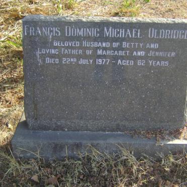 OLDRIDGE Francis Dominic Michael -1977
