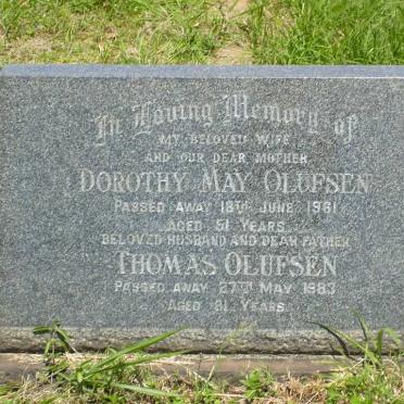 OLUFSEN Thomas -1983 &amp; Dorothy May -1961