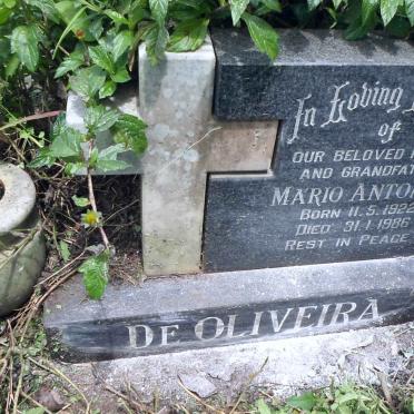 OLIVEIRA Mario Antonio, de 1922-1986