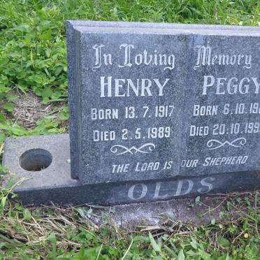 OLDS Henry 1917-1989 &amp; Peggy 1921-1992