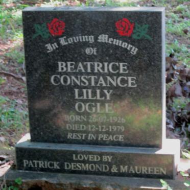 OGLE Beatrice Constance Lilly 1926-1979