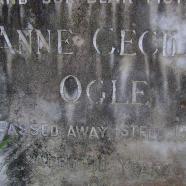 OGLE Anne Cecilia -1959 :: OGLE Wallace Charles 1948-1979 :: OGLE William Wallace 1923-1983