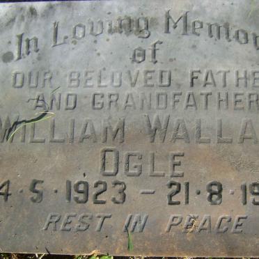 OGLE Anne Cecilia -1959 :: OGLE Wallace Charles 1948-1979 :: OGLE William Wallace 1923-1983