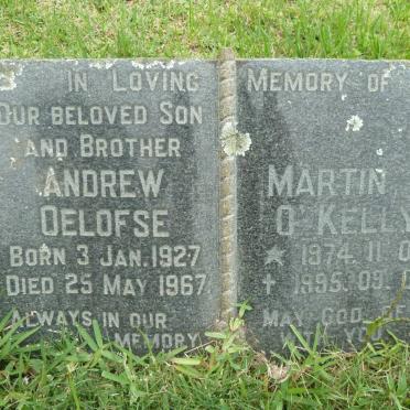 OELOFSE Andrew 1927-1967 :: O’ KELLY Martin F. 1974-1995