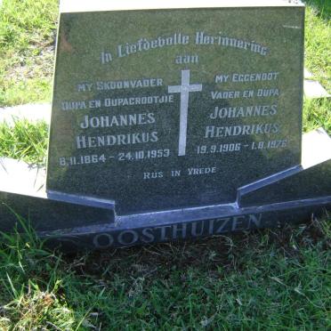 OOSTHUIZEN Johannes Hendrikus 1864-1953 :: OOSTHUIZEN Johannes Hendrikus 1906-1976